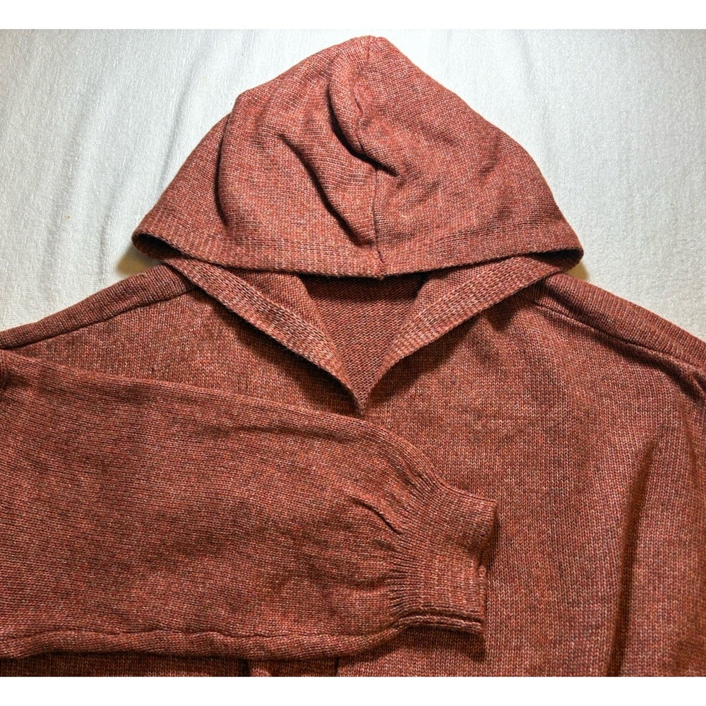Maurices Relaxed Hooded Balloon Sleeve‎ Belted Wrap Cardigan Sweater 4X